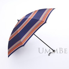 nobel [노벨] 일본산 네이비 스트라이프 고급양산 8k 우산겸용 자외선차단 우양산