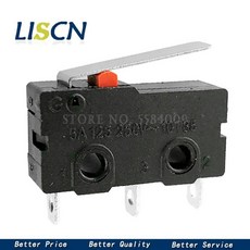 마우스 스위치에 대 한 10pcs KW113Z2 3 핀 5A 250VAC G69 스트레이트 생크 삼각대 미니 라이트 터치 스위치, 1개