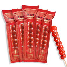 홍홍 중국식품 중국사탕 탕후루 원미맛 5개세트 총350g 빙탕후루 산자열매 중국간식 전복덕탕후루 전복덕빙당후루, 350g, 5개