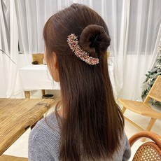 블링블링 패션머리끈 와이어 올림머리끈 1+1