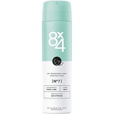 [독일] 596835 8X4 Deodorant Spray N°7 Fresh Lime (150 ml) Women's Deodorant with Fresh Fruity Citrus, 단일상품