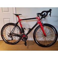 2019 최신 블랙 레드 Colnago C64 완전한 자전거 전체 탄소 도로 자전거, C64-6, 54cm