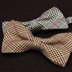 체크나비넥타이