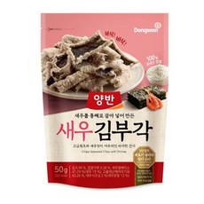 동원 양반 새우김부각, 50g, 2개
