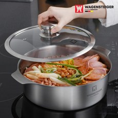 바겐슈타이거 파보일 IH 통3중 스텐 전골 냄비 26cm 샤브샤브 어묵탕