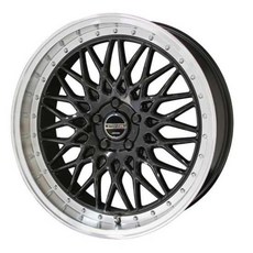 【휠만 4개 세트】STEINER FTX (슈타이너 40계 알파드 벨파이어 (오닉스 블랙×림 18 인치 8J+38 5H-120), 1개