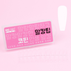 빅젤플러스 말랑이젤팁 3종 택1 (초보자용 말캉팁 투명네일팁), 1개, 말캉 코핀