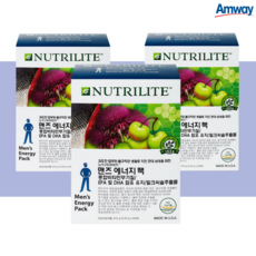 암웨이 맨즈팩 에너지 팩 남성 멀티비타민 3개