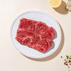 투뿔 한우 채끝 프리미엄 소고기 300g, 1개