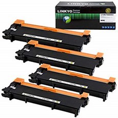 LINKYO Compatible Toner Cartridge Replacement for Brother TN660 TN-660 TN630 (Black High Yield 4-Pack), 1, 단일상품