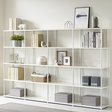 울트라랙 4단 블랙 일체형 기둥 철제선반 무볼트 조립식 앵글 선반 베란다 펜트리 선반장 가정용 창고용 수납 및 다용도 7003001200 1개 상품 이미지