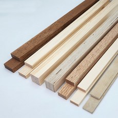 아이베란다 나무쫄대 목재쫄대 각목 각재 diy목재 원목 합판 몰딩 다루끼 재단, 멀바우12x30x600mm(1개), 1개