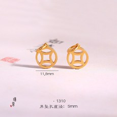 남자순금팬던트장식