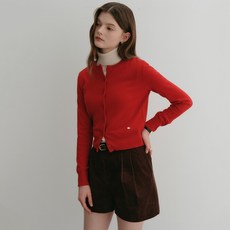 룩캐스트 힌스 캐시 라운드 가디건_차콜 / HINCE CASH ROUND CARDIGAN_CHARCOAL
