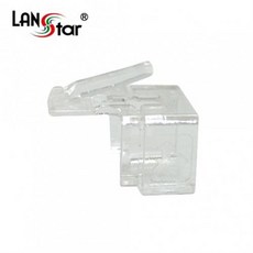 LANstar) 랜 플러그 교체형 SOS 커텍터(10개입) White LS-PLUG-SOS45-WT, 10개 - rj45torj11