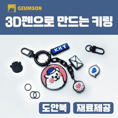 금손 3D펜 DIY 폴라폴라 키링 만들기 키트(재료 포함), 단일상품