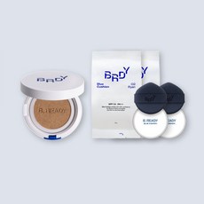 비레디 블루 쿠션 디럭스 SET(본품15g+리필15gX2) SPF 34 PA++, 2호 라이언, 2호 라이언 리필 2개