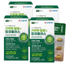기억력 혈행엔 징코플러스러스, 120정, 1개