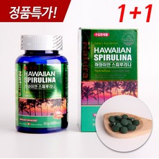 [1+1] 하와이안 스피루리나 580mg x 180캡슐, 2개, 180정
