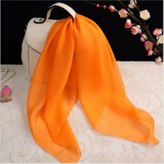 쁘띠스카프 단색 비단 스몰스카프 100누에실 스카프 여성순견 레이스스카프 비단스카프 봄가을 겨울여름