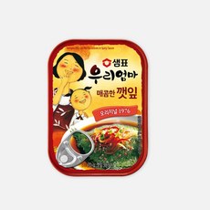 샘표 소문난 샘표 우리엄마 깻잎 매콤한맛 70g 감칠맛 자취템 아침식사대용 간편식, 2개