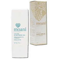 일본직발송 6. MOANI ORGANICS (모아니 유기농) 모아니스 선크림 유액 50G (얼굴몸용) SPF50+ PA++++ (무