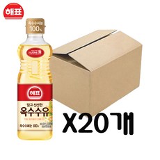 사조해표 옥수수유 900ml, 20개