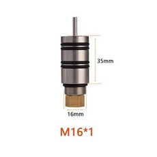 스테인리스 스틸 Z 밸브 헤드 에어탱크 커넥터 M16 * 1 M18 * 1 가스 실린더 리필 밸브 레귤라도라 페인트볼 HPA CO2 액세서리, 4) M16-short pattern, 1개