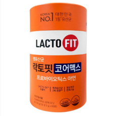 종근당건강 락토핏 생유산균 코어 5X 60포 2통, 120g, 3개