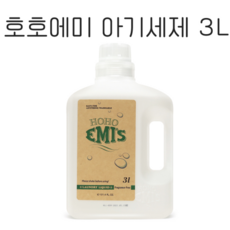 호호에미 아기세제 3L 유아세제, 3000ml, 1개