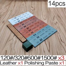 RUIXIN PRO 120 320 600 1500 그릿 전문 앵글 샤프닝 스톤 숫돌 고정 칼 샤프너 시스템 4 개, [01] Whetstone, [05] set(C), 1개