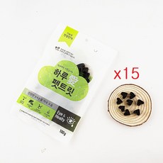  가수분해간 하루애 펫트릿 눈&눈물 기능성 영양제 100g x 15개 노즈워크 훈련간식 강아지간식 알러지간식, 15개(추가 묶음할인) 