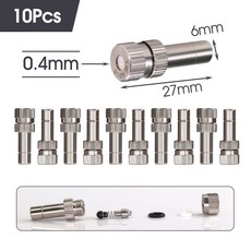 흰색 PE 튜브 퀵 커넥터 가정용 정수기 정원 호스 급수 시스템 조인트 1/4 인치 릴리스 피팅 6mm, 8) H--10PCS, 10개