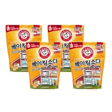 암앤해머 베이킹소다 1.5kg + 600g 다목적세제 x 4, 4개