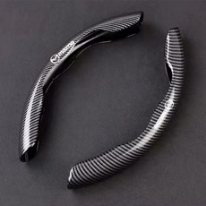 자동차 스티어링 휠 커버 블랙 스웨이드 Mazda CX-3 CX-4 CX-5 3 4 6 Axela Gh Gj Demio Anti-Slip Funda Volante
