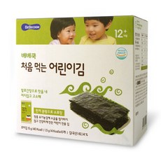 베베쿡 처음 먹는 어린이김, 1.5g, 10개, 핑크솔트 - 베베쿡아기김