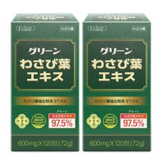 [정품] 초록이량 와사비잎 추출물 [97.5%] 텍신 식약청인증, 2개, 120정