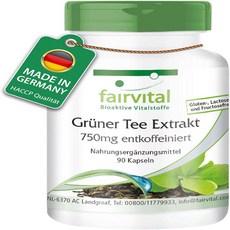 Fairvital 독일 녹차 카테친 EGCG 90캡슐, 1개, 90정