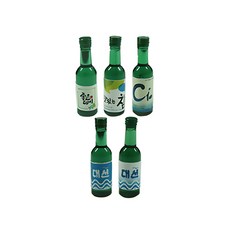 JJOMA 小型燒酒系列裝飾物 5入, 單色
