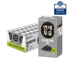 연세우유 국산콩 두유 약콩, 190ml, 24개