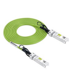 10Gtek SFP+ DAC 듀얼 코어 케이블은 Cisco SFP-H10GB-CU3M Ubiquiti UniFi Fortinet 등과 호환 30AWG, Green - unifi