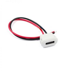 USB C 타입 커넥터 잭 암 카드 버클 3A 고전류 고속 충전 포트 USBC 충전기 플러그 소켓, 5개