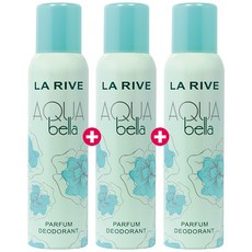 <sale> 라리브 여성 아쿠아벨라 퍼퓸 데오드란트(150ml*3개), 3개, 150ml