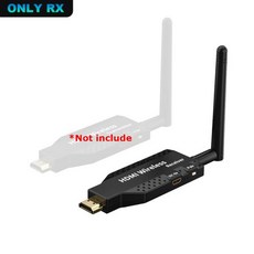 무선 변속기 HDMI 익스텐더 무선 비디오 송신기 리시버 디스플레이 어댑터 카메라 PC 노트북 TV 프로젝터용 50m, 1) Only RX, Only RX
