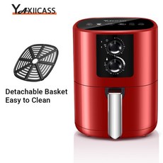 기름이 없는 yaxiicass 에어 프라이어 5l 대형 1350w 360° 베이킹 오일 프리 프라이어 스마트 타이머 온도 제어 전기 가정 요리, 협력사, 나, yaxiicass-bw-2012d