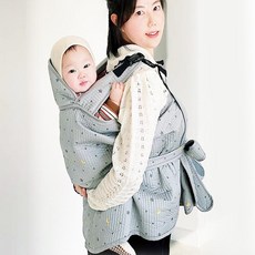 베이비꼬 아기띠형 포대기 아기별/ 사계절형 기능성 포대기. 포데기 처네, 사계절