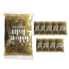 슬로우래빗 미역 곤약면, 180g, 10개 180g, 10팩