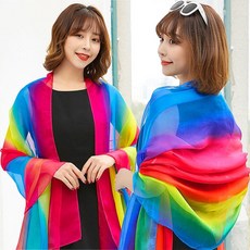 무지개스카프