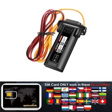 차량 gps 추적기 초소형 micodus 방수 mini tracker car 180 앱, eu 카드가 있는 mv901n, 1개