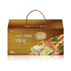 광야 아몬드 양배추 마차 40T X 2개 + 5T 랜덤증정, 40개입, 25g